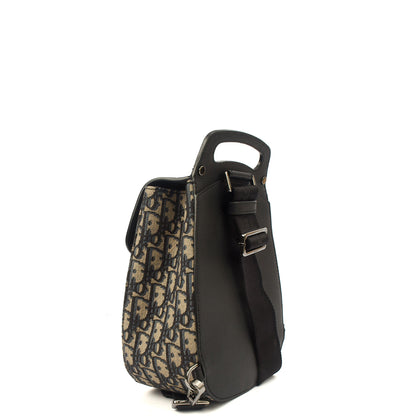 Christian Dior Backpack Gallop - Mini in Blue, Dior Oblique Embroidery — Alternate View 16