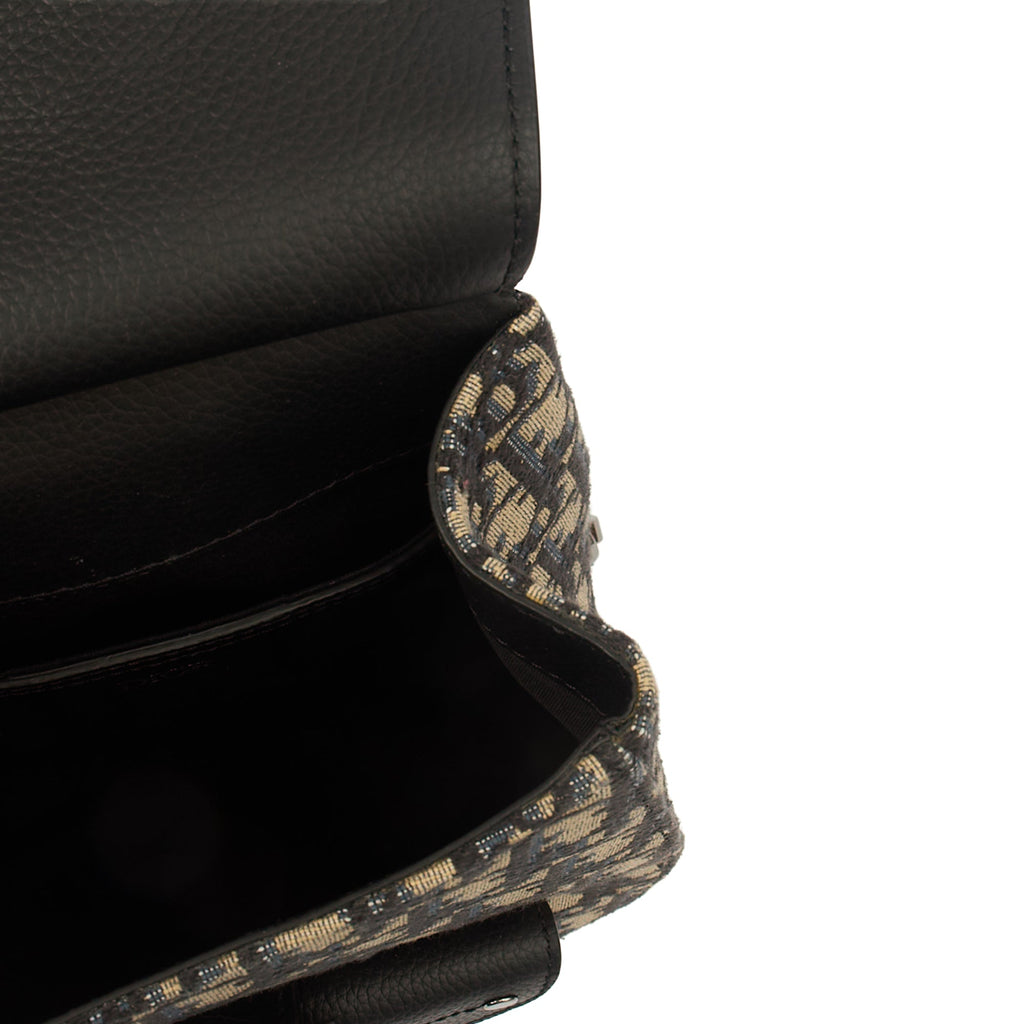 Christian Dior Backpack Gallop - Mini in Blue, Dior Oblique Embroidery — Alternate View 14