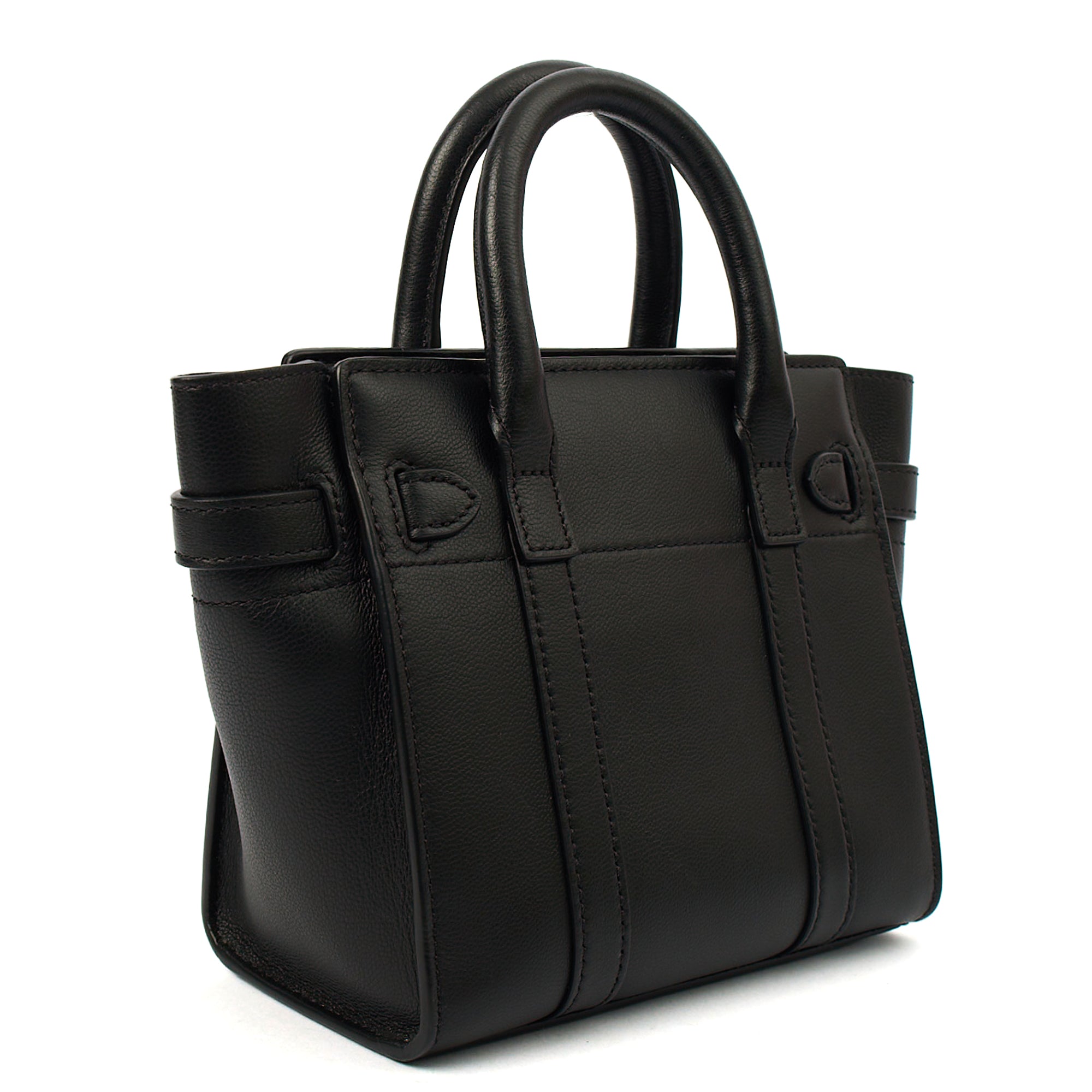 Mulberry Mini Bag Zipped Bayswater - Mini in Black, Leather — Alternate View 11