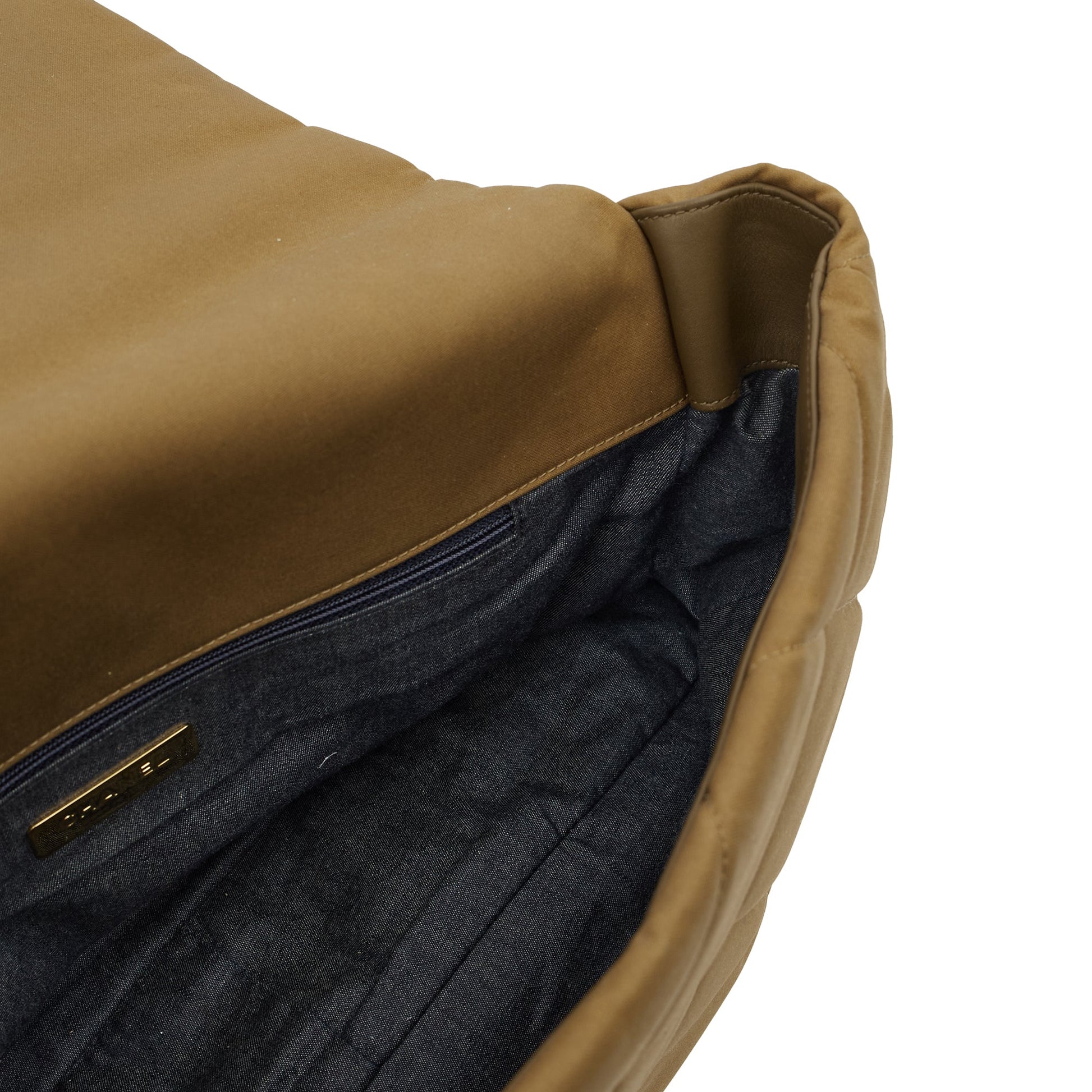 Chanel Tote Chanel 19 Large in Brown, Fabric — Alternate View 18
