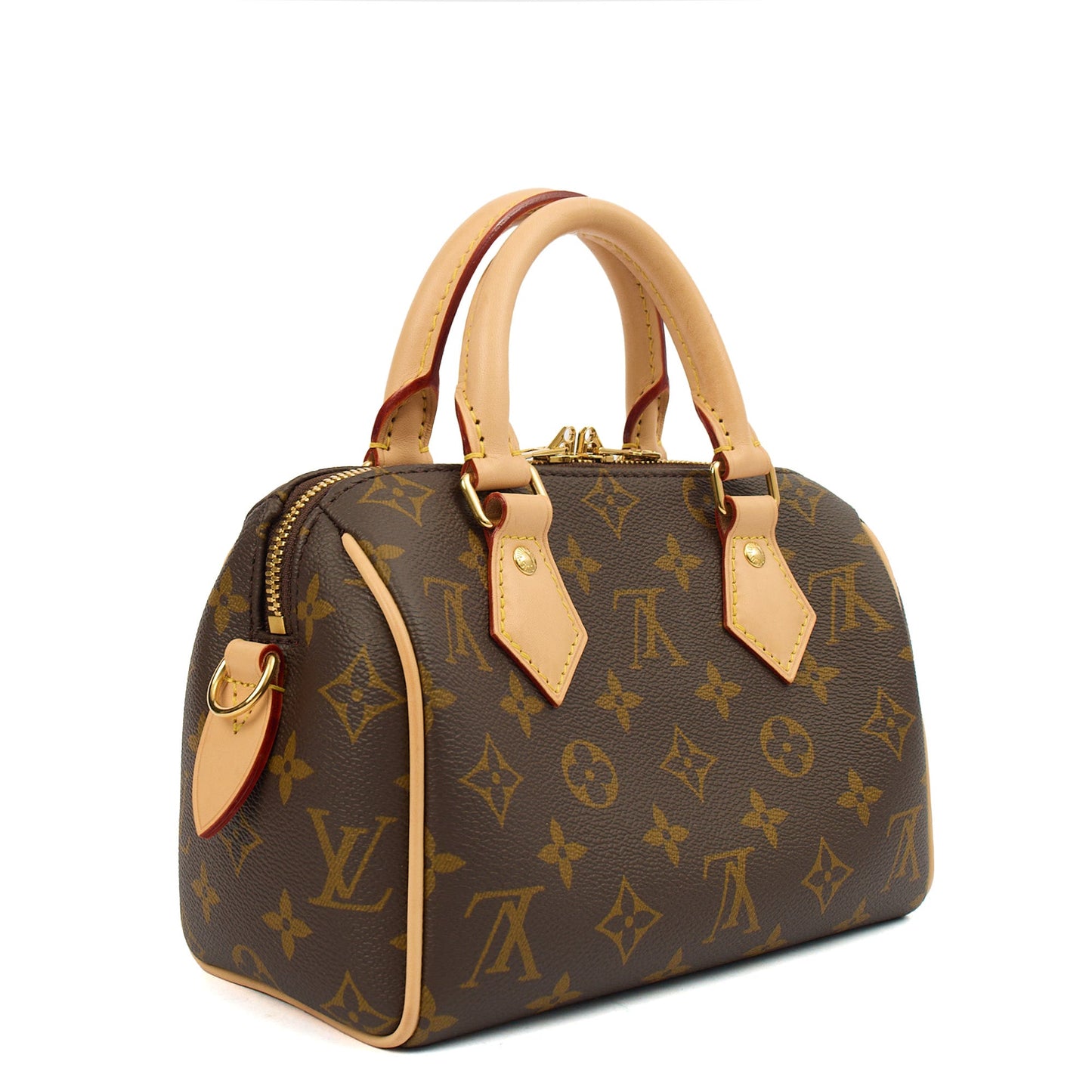 Louis Vuitton Cross Body Speedy Bandouliere 20 in Monogram, Canvas — Back View