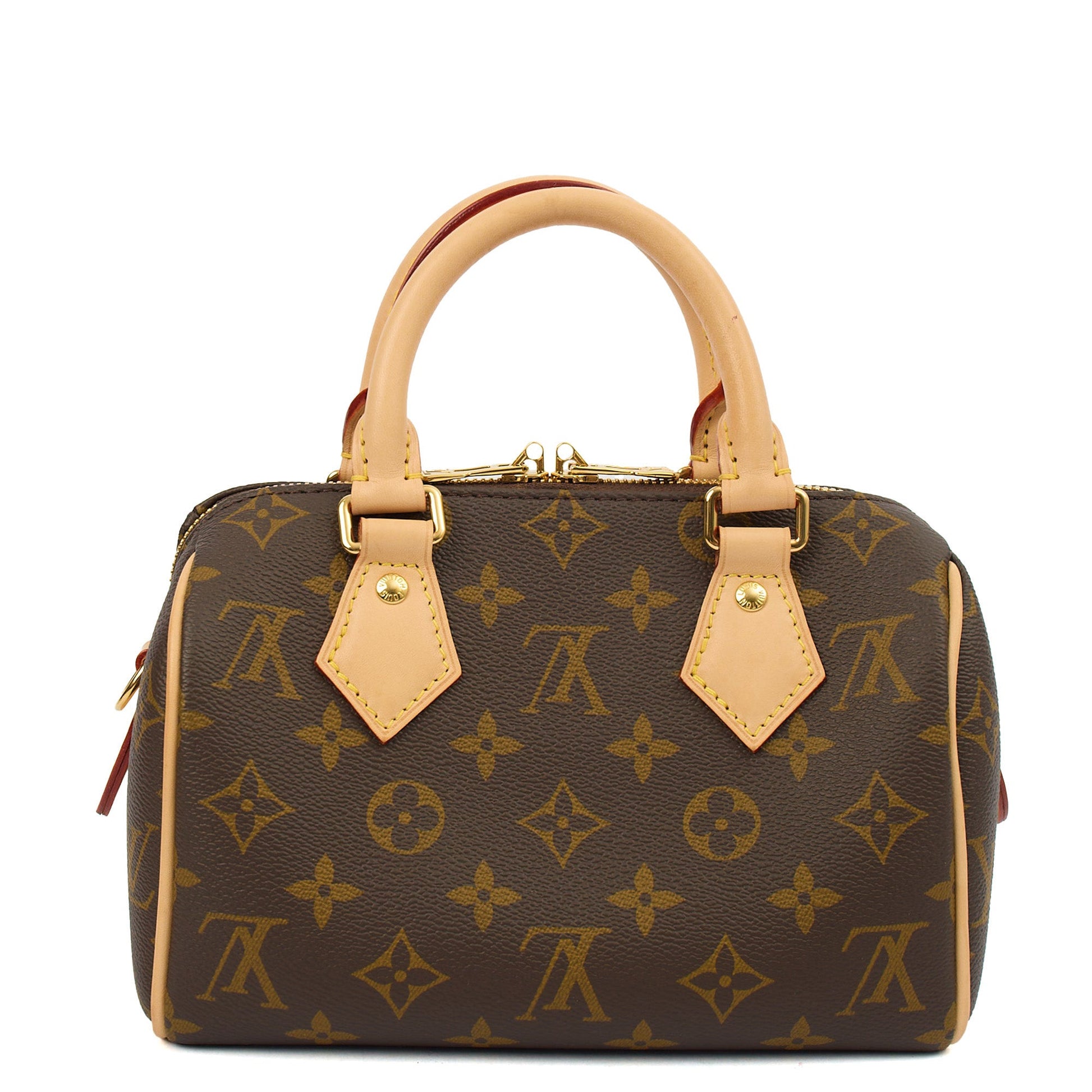 Louis Vuitton Cross Body Speedy Bandouliere 20 in Monogram, Canvas — Top View