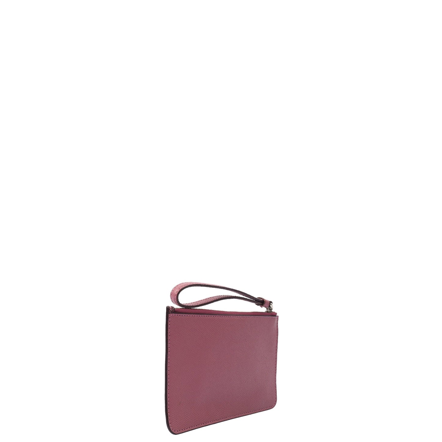 Coach Clutch Bow Wristlet in Purple, Leather — Side View