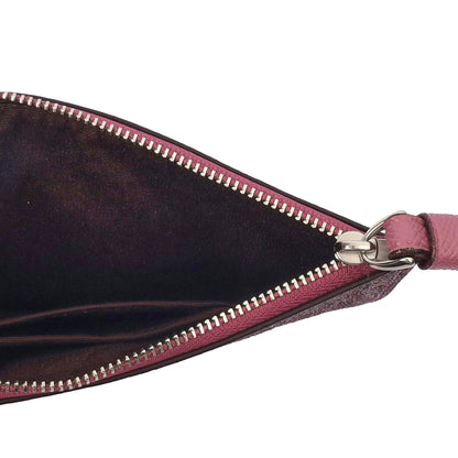 Coach Clutch Bow Wristlet in Purple, Leather — Alternate View 11