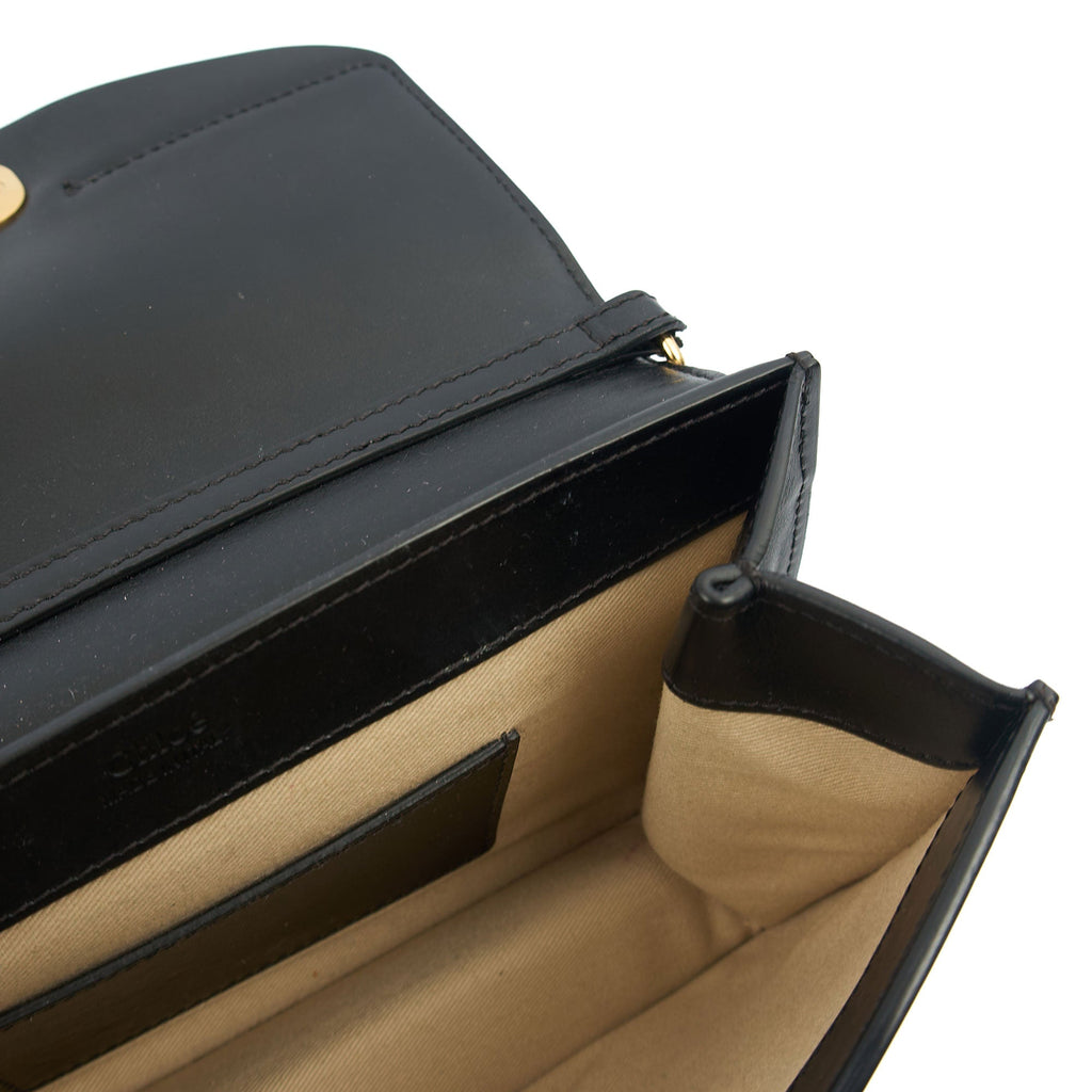 Chloe Cross Body Chloe C - Small in Black, Calfskin Leather — Alternate View 17