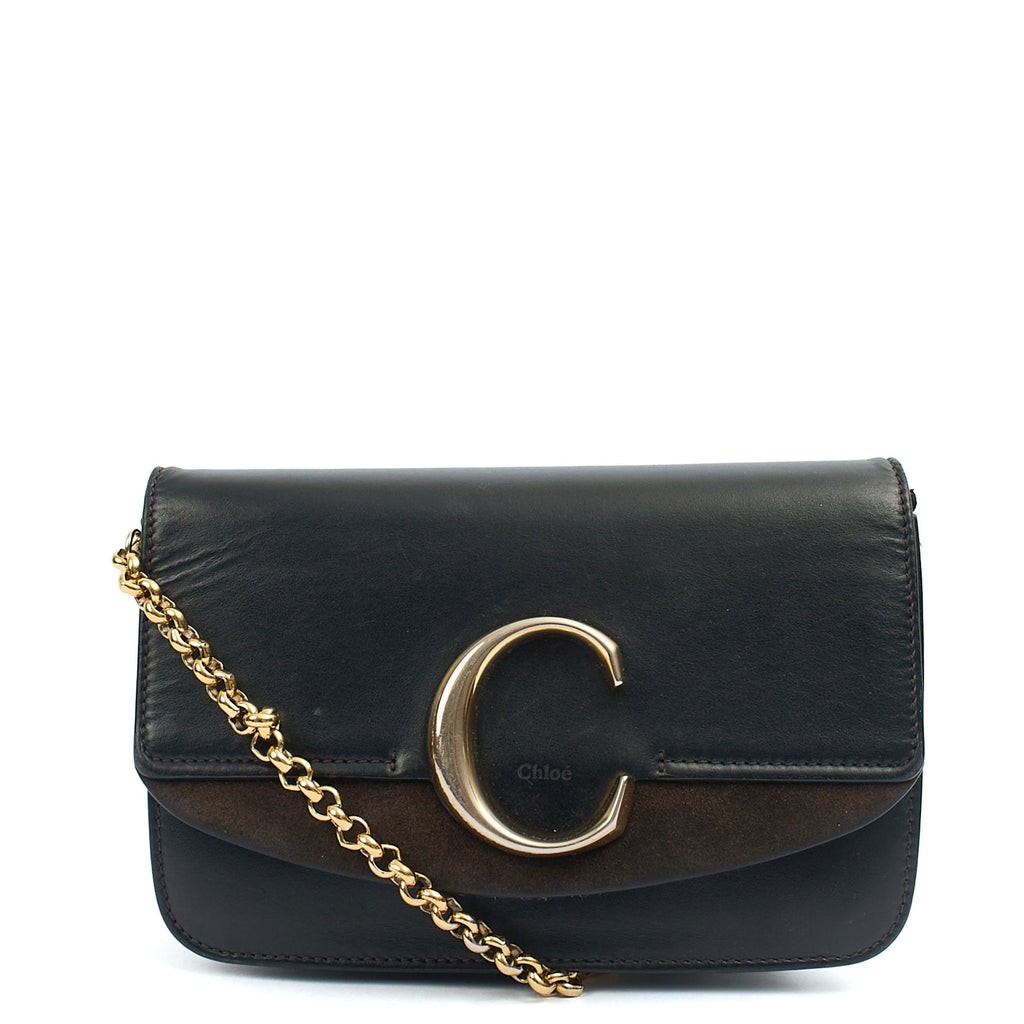 Chloe Cross Body Chloe C - Small in Black, Calfskin Leather — Alternate View 13