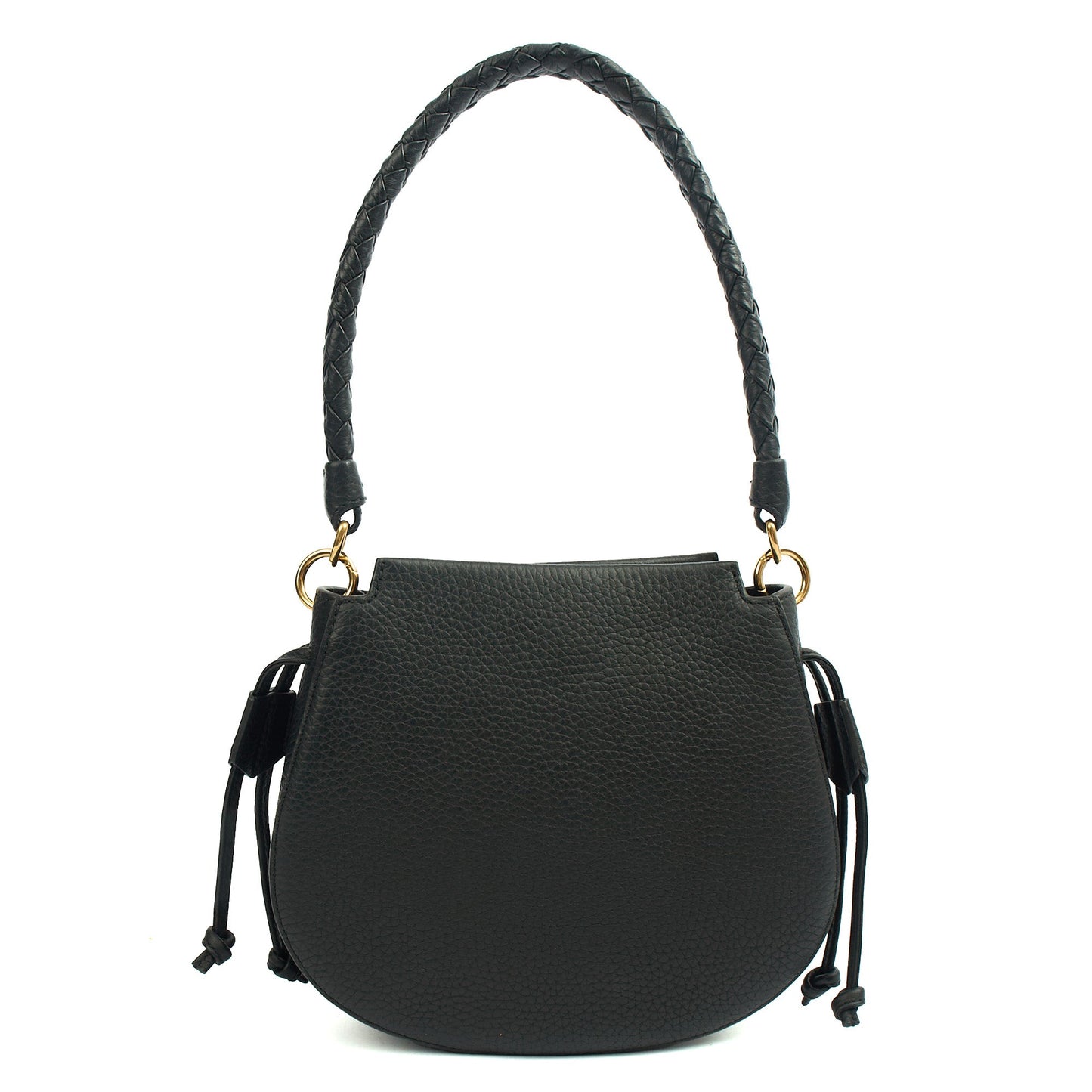 Mulberry Tote Iris Hobo - Mini in Black, Calfskin Leather — Back View