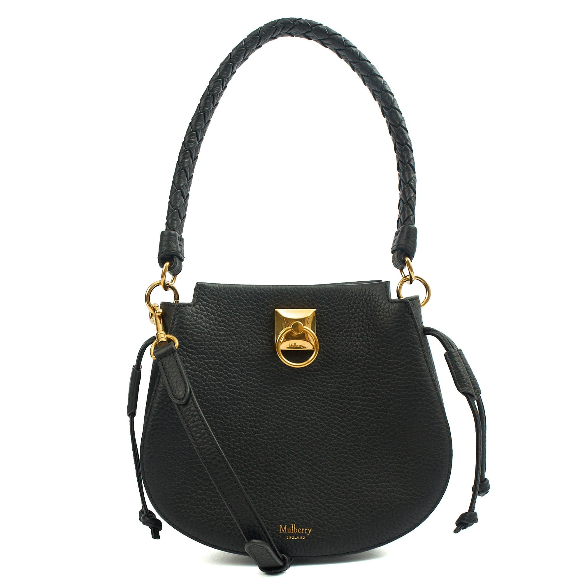 Mulberry Tote Iris Hobo - Mini in Black, Calfskin Leather — Alternate View 7