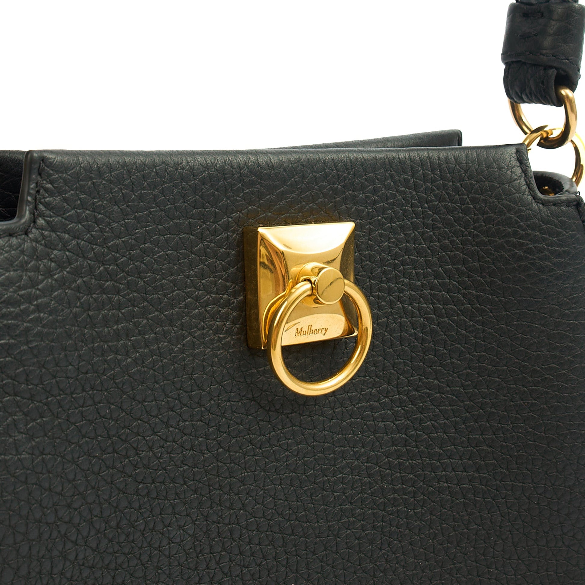 Mulberry Tote Iris Hobo - Mini in Black, Calfskin Leather — Alternate View 18