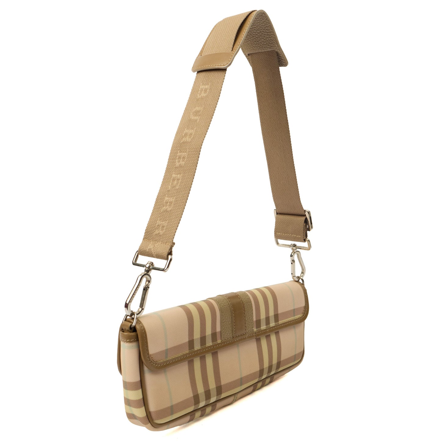 Burberry Shoulder Bag Shoulder Bag in Nova Check, Leather — Alternate View 8