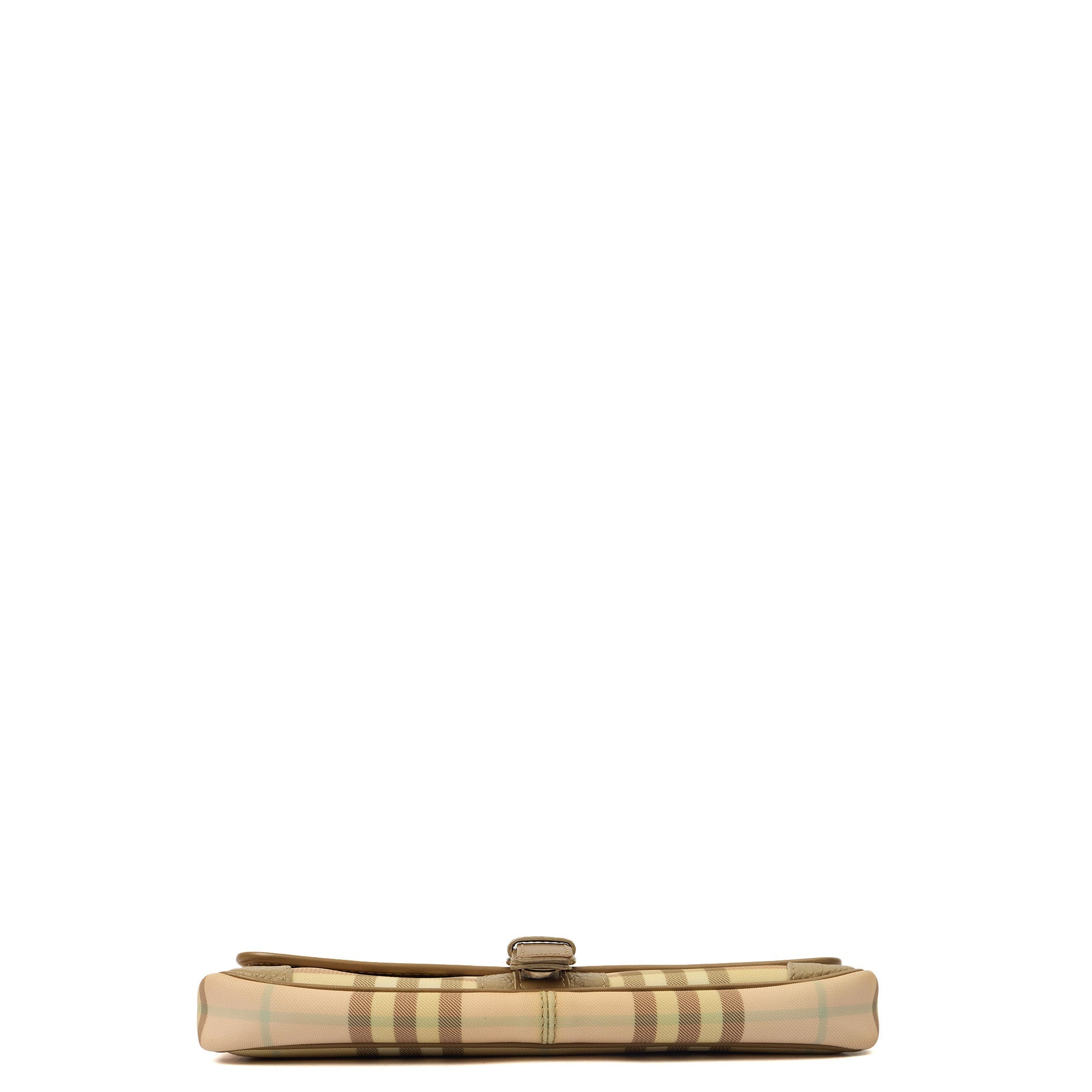 Burberry Shoulder Bag Shoulder Bag in Nova Check, Leather — Top View