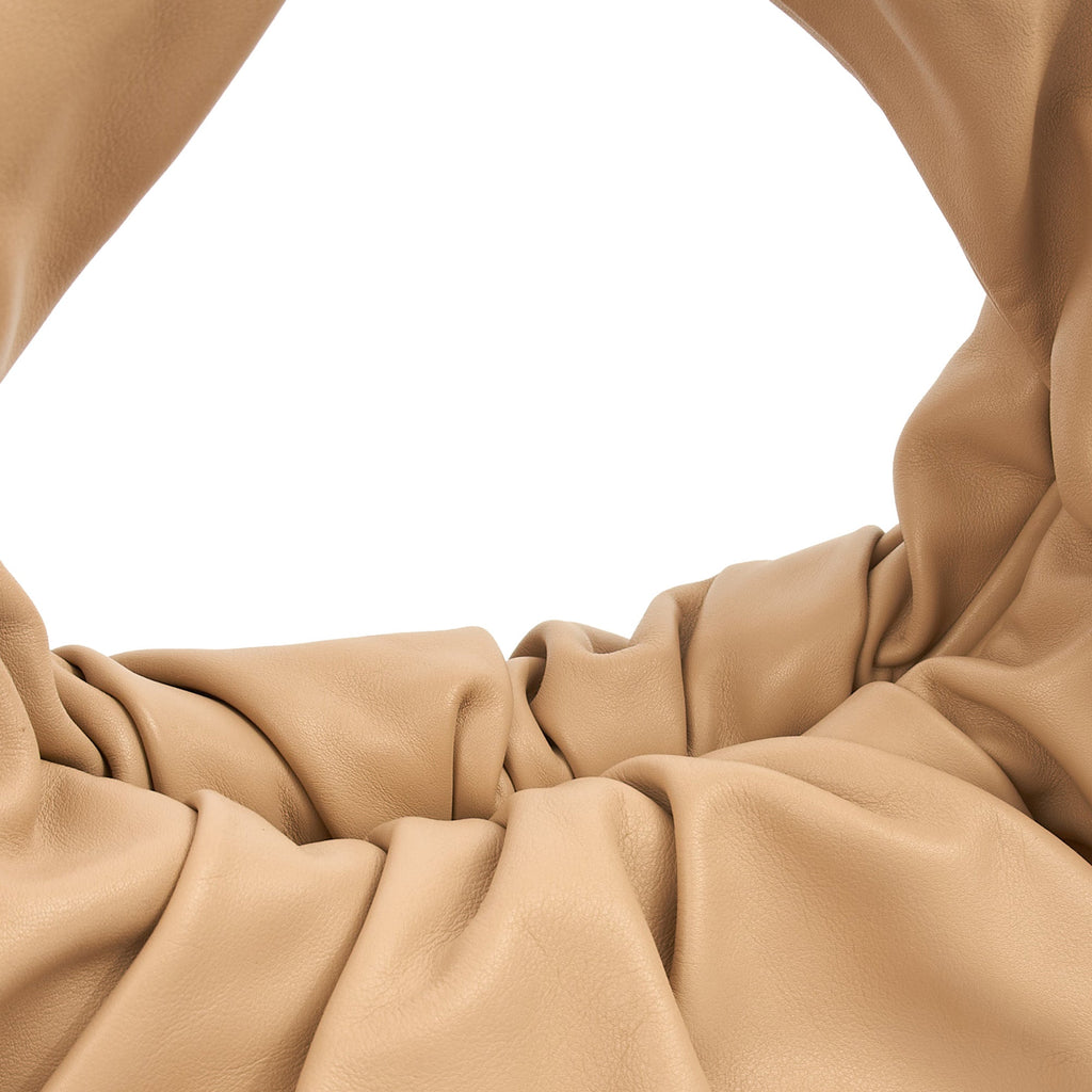 Bottega Veneta Shoulder Bag Shoulder Pouch in Almond, Leather — Lifestyle View