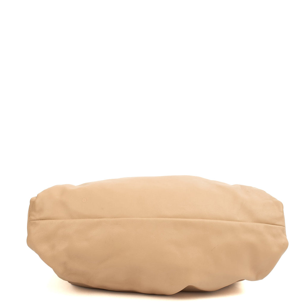 Bottega Veneta Shoulder Bag Shoulder Pouch in Almond, Leather — Top View