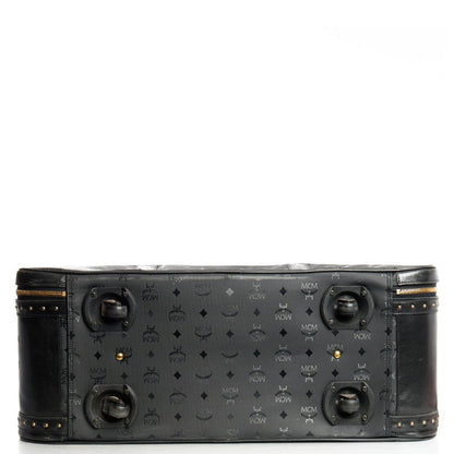 MCM Wheeled Luggage in Black, Canvas — Alternate View 11