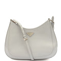 Prada Shoulder Bag Cleo Shoulder Bag in Cornflour Blue, Leather — Front View