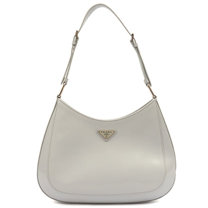 Prada Shoulder Bag Cleo Shoulder Bag in Cornflour Blue, Leather — Side View