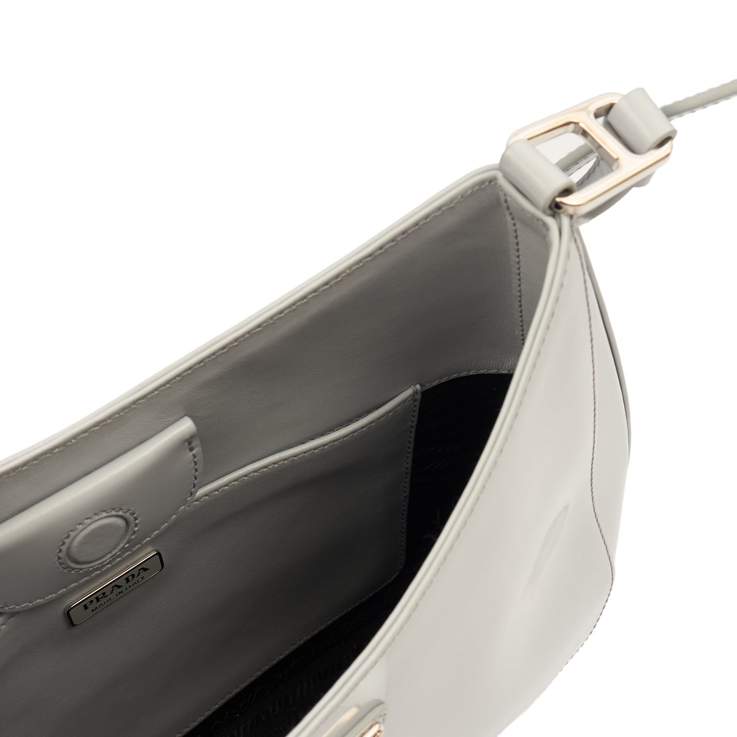 Prada Shoulder Bag Cleo Shoulder Bag in Cornflour Blue, Leather — Alternate View 7
