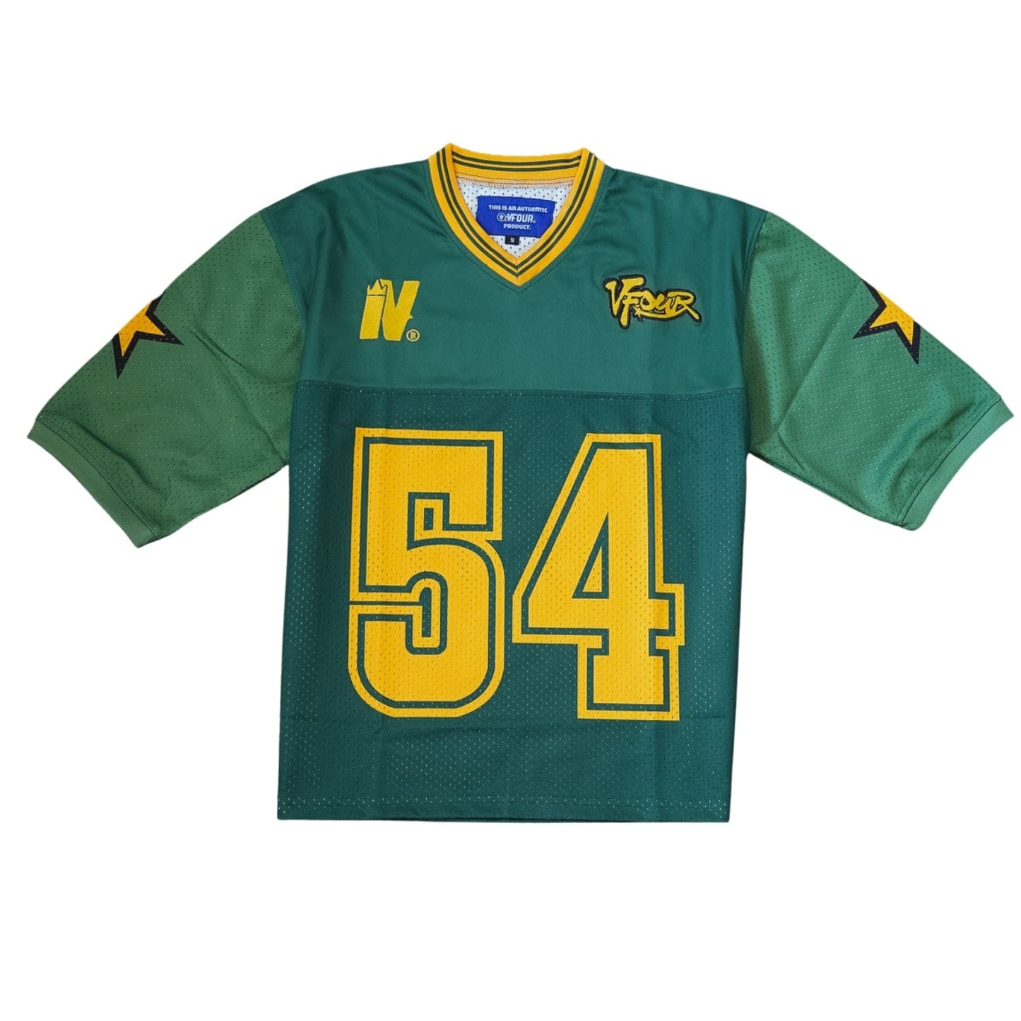 Vfour Ldn Army-Green Street League Jersey — S — Front View
