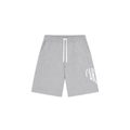 Cardair Embroidered Heart Shorts - Grey — XS — Front View