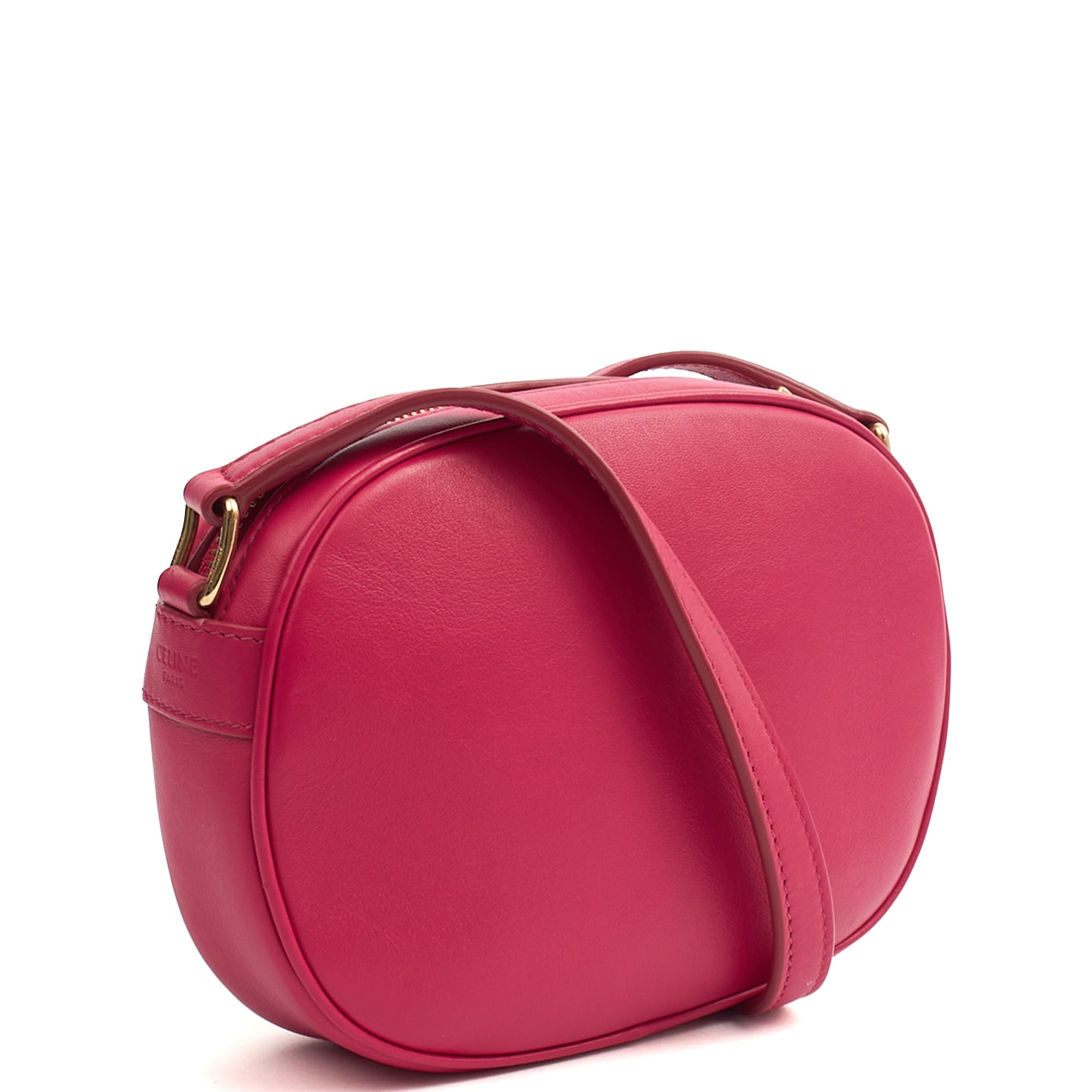 Celine Cross Body C Charm Clucth in Pink, Box Calfskin — Alternate View 14