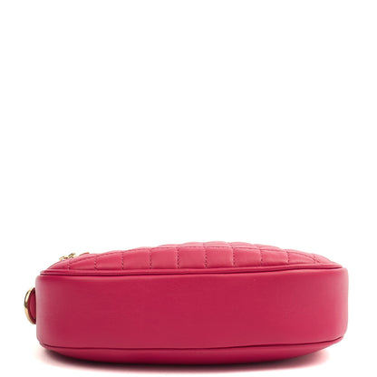 Celine Cross Body C Charm Clucth in Pink, Box Calfskin — Alternate View 16