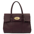 Mulberry Tote Bayswater Heritage in Purple, Calfskin Leather — Front View