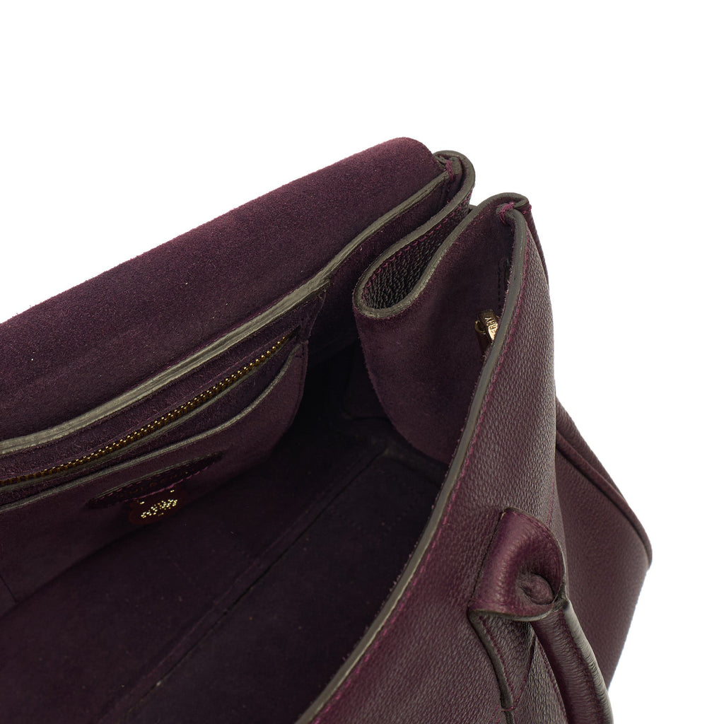 Mulberry Tote Bayswater Heritage in Purple, Calfskin Leather — Lifestyle View