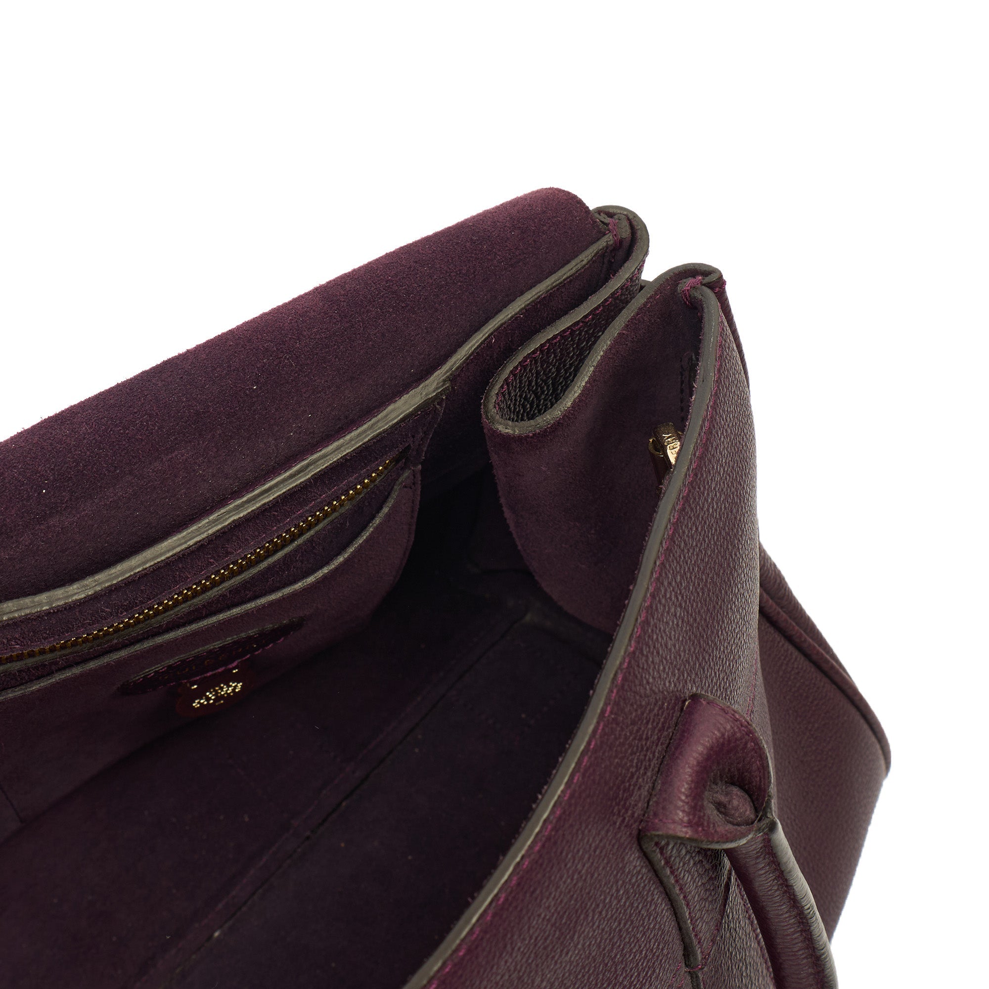 Mulberry Tote Bayswater Heritage in Purple, Calfskin Leather — Lifestyle View