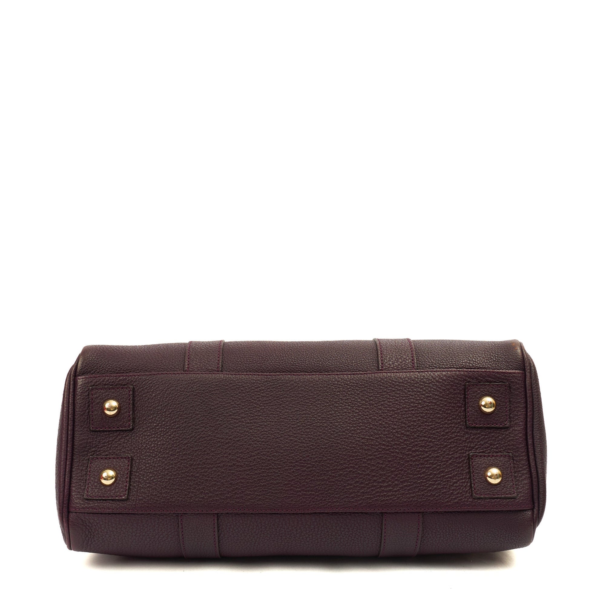 Mulberry Tote Bayswater Heritage in Purple, Calfskin Leather — Detail View