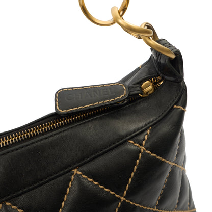 Chanel Shoulder Bag Shoulder Bag in Black, Lambskin Leather — Alternate View 25