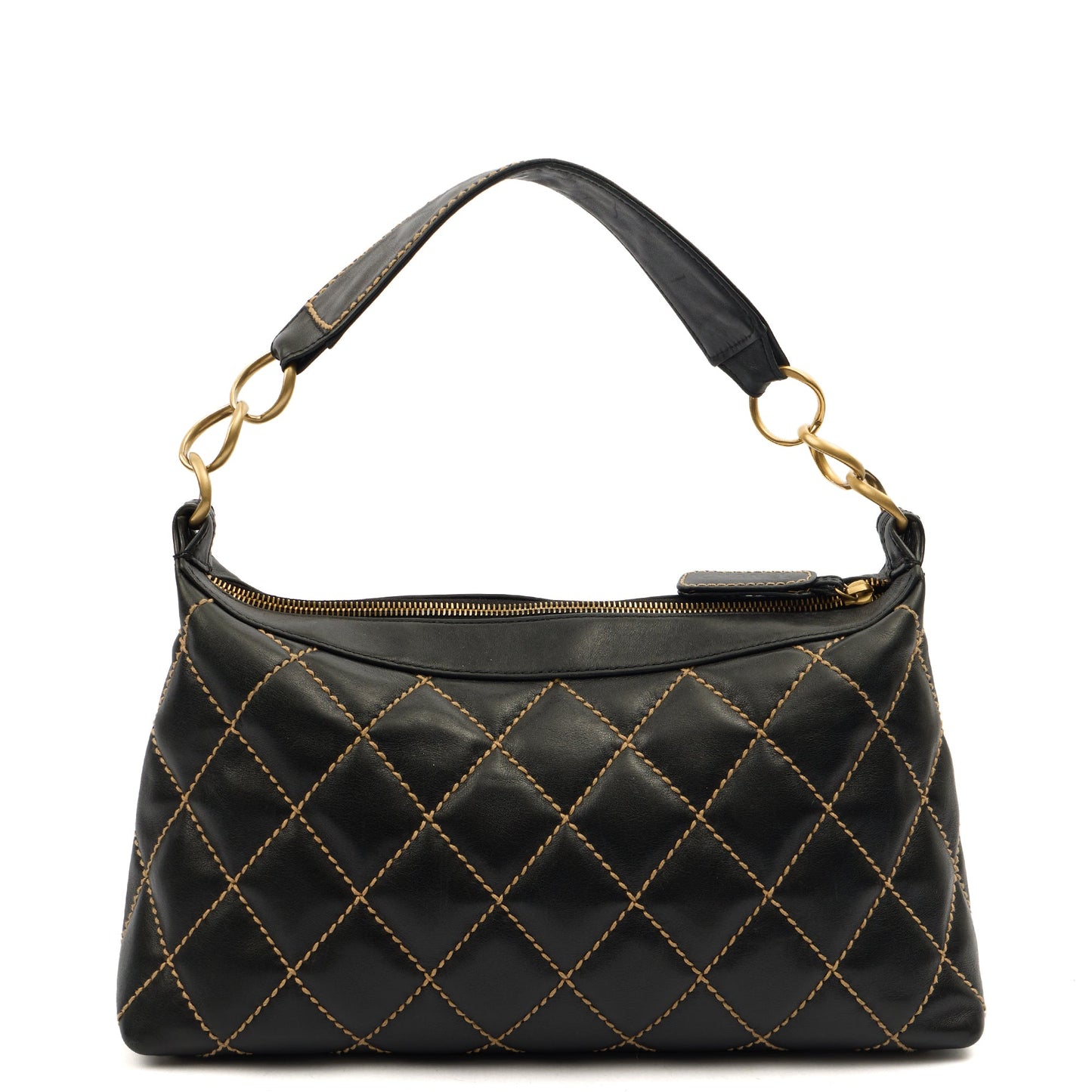 Chanel Shoulder Bag Shoulder Bag in Black, Lambskin Leather — Alternate View 13