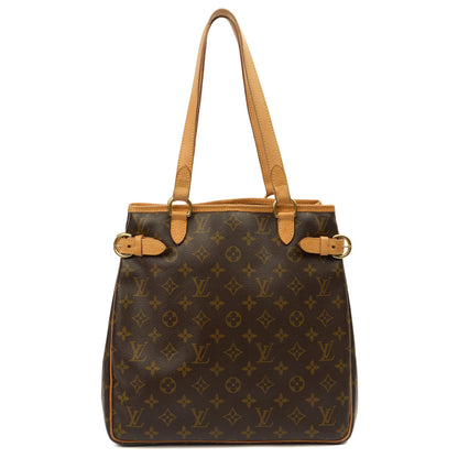 Louis Vuitton Tote Batignolles Vertical PM in Brown, Leather — Alternate View 8