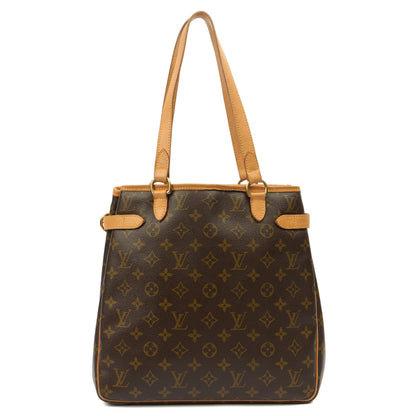 Louis Vuitton Tote Batignolles Vertical PM in Brown, Leather — Top View