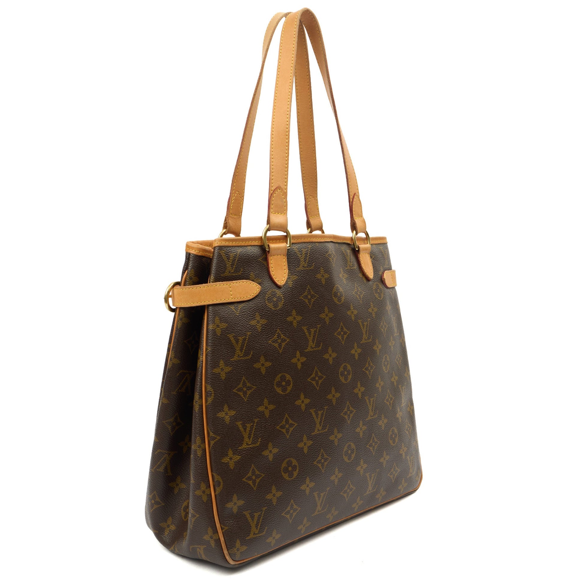 Louis Vuitton Tote Batignolles Vertical PM in Brown, Leather — Alternate View 10