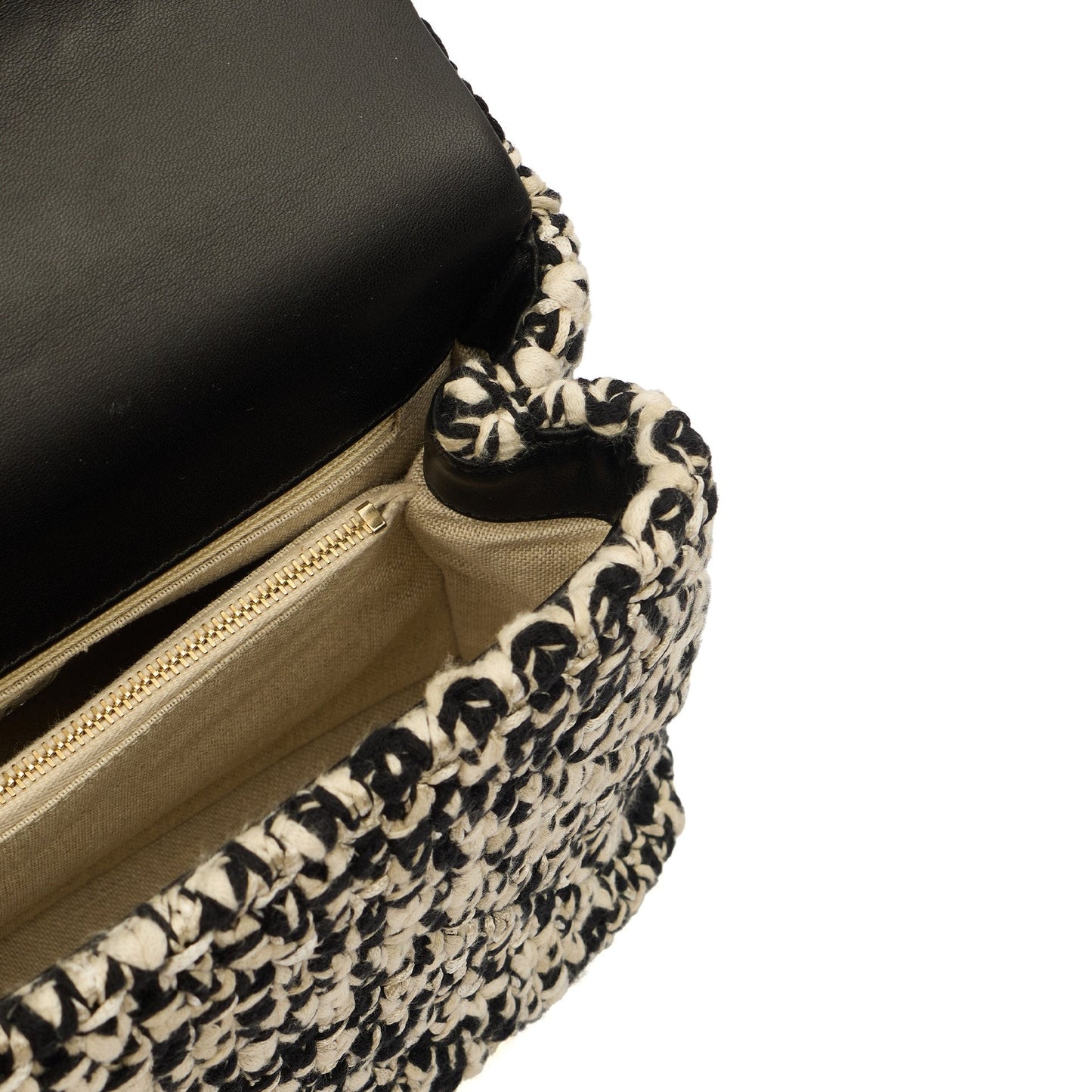 Chanel Top Handle Coco Top Handle in Black, Fabric — Alternate View 10