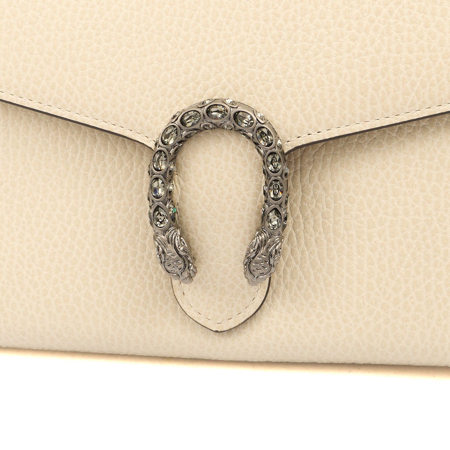 Gucci Cross Body Dionysus Chain Wallet in Cream, Leather — Alternate View 7