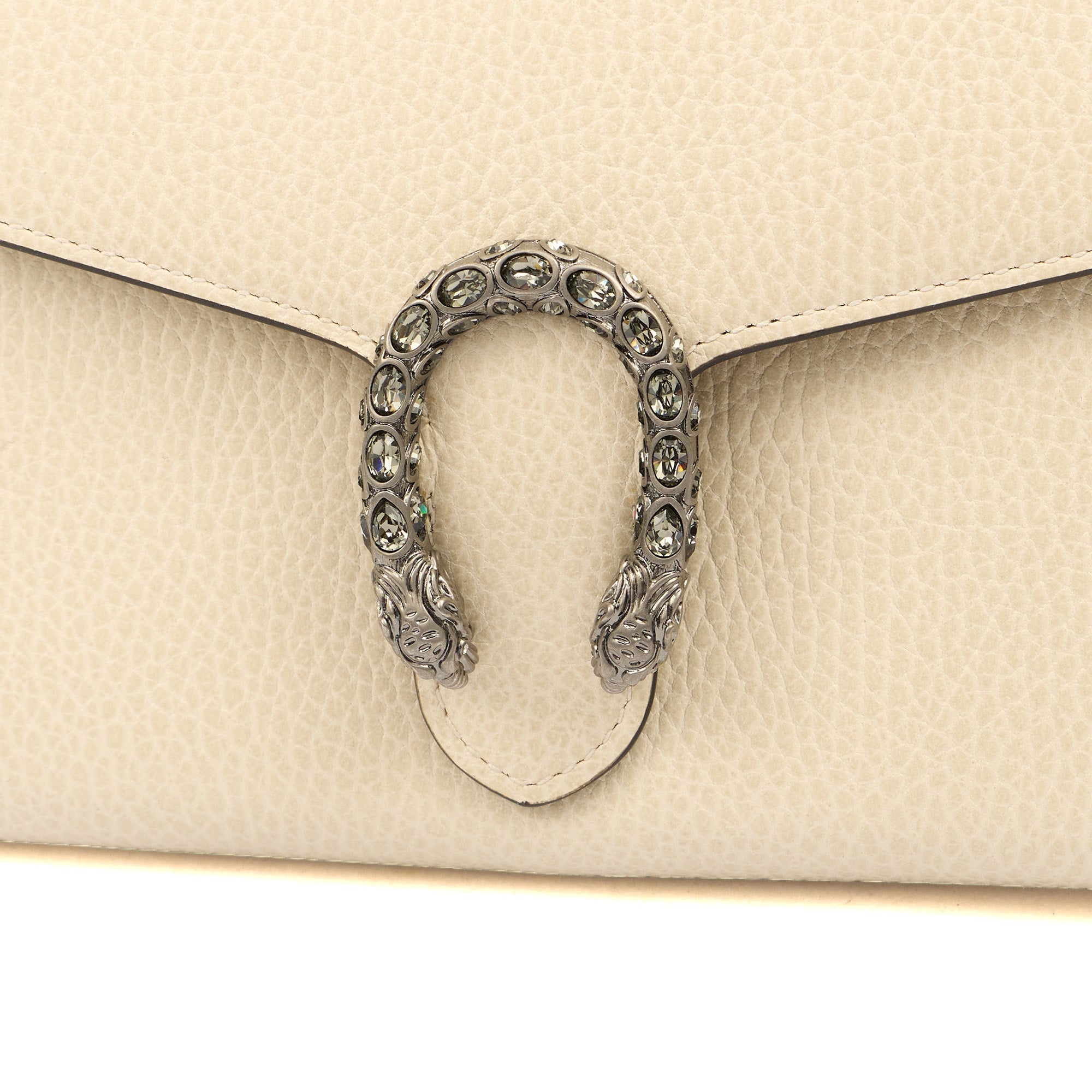Gucci Cross Body Dionysus Chain Wallet in Cream, Leather — Alternate View 7