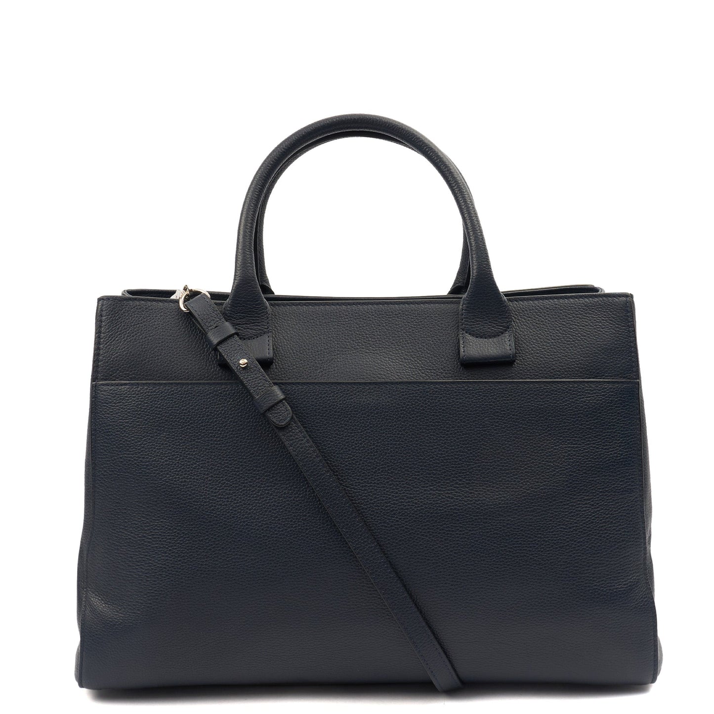 Chanel Tote Executive Shopper Tote in Blue, Calfskin Leather — Top View
