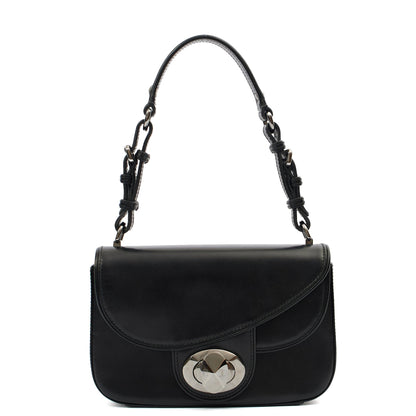 Christian Dior Shoulder Bag Shoulder Bag in Black, Leather — Front View