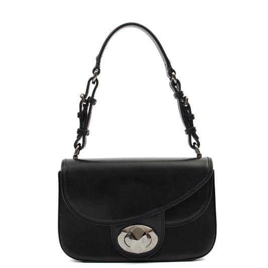 Christian Dior Shoulder Bag Shoulder Bag in Black, Leather — Front View
