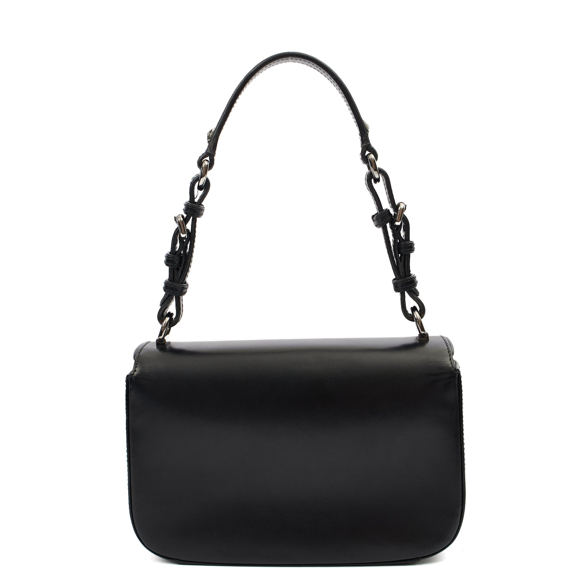 Christian Dior Shoulder Bag Shoulder Bag in Black, Leather — Back View