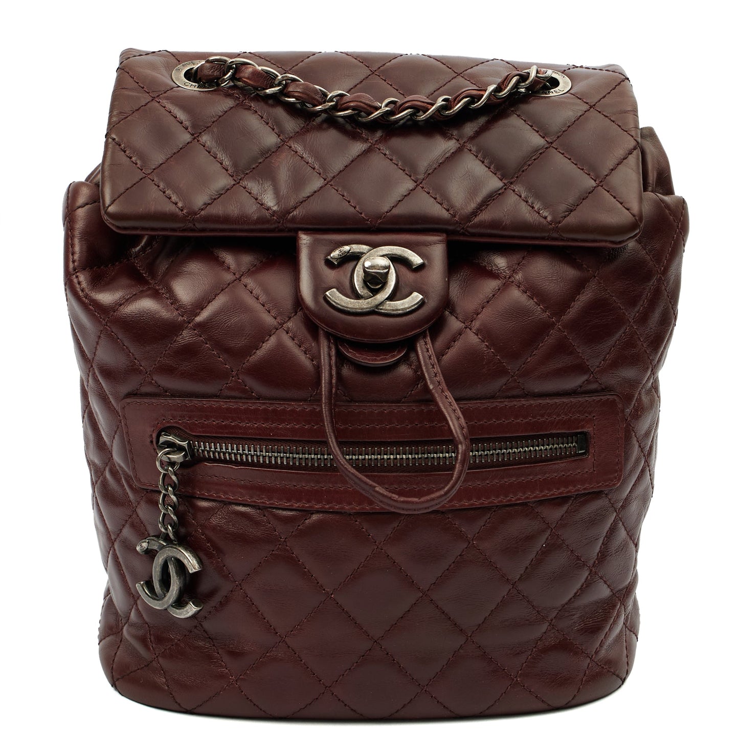 Chanel Backpack Backpack in Red, Calfskin Leather — Alternate View 12