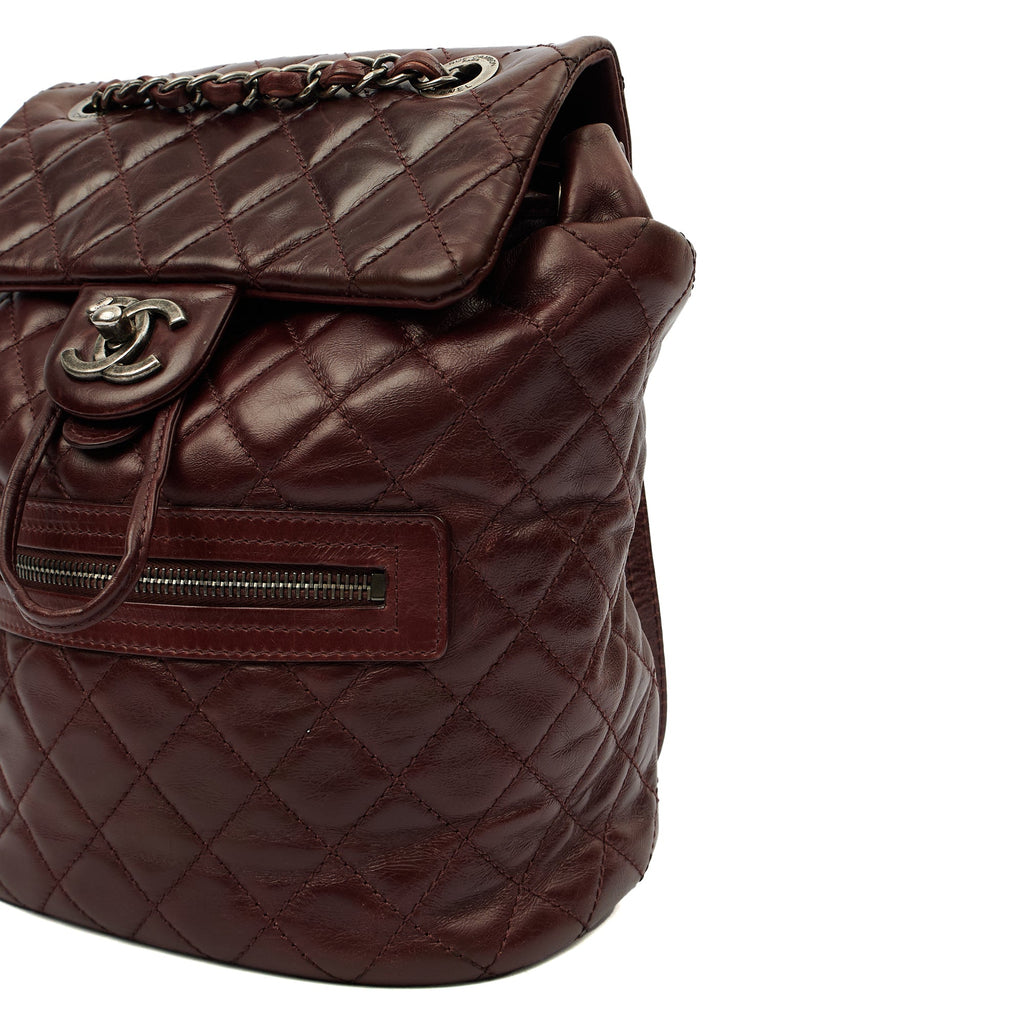 Chanel Backpack Backpack in Red, Calfskin Leather — Alternate View 7
