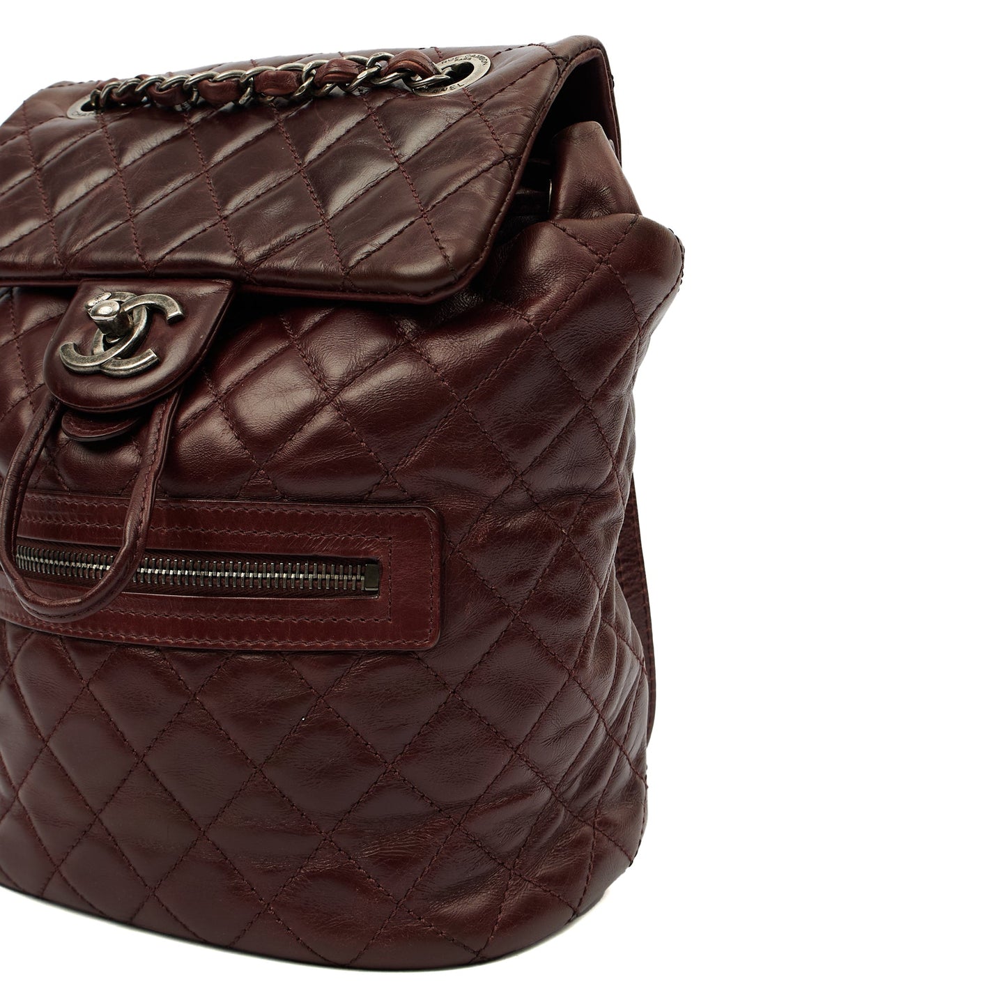 Chanel Backpack Backpack in Red, Calfskin Leather — Alternate View 29