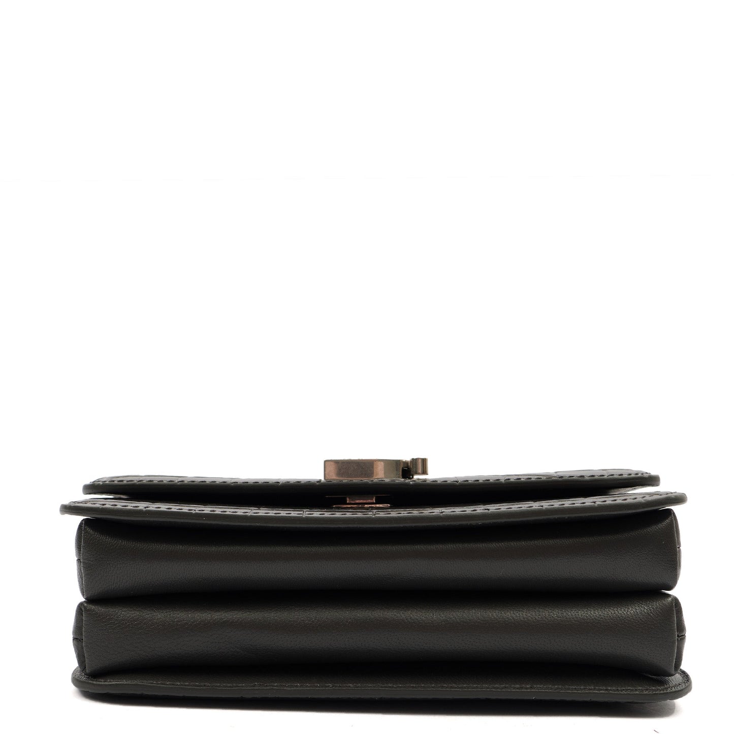 Balenciaga Cross Body B. Crossbody in Grey, Exotic Effect Leather — Alternate View 10