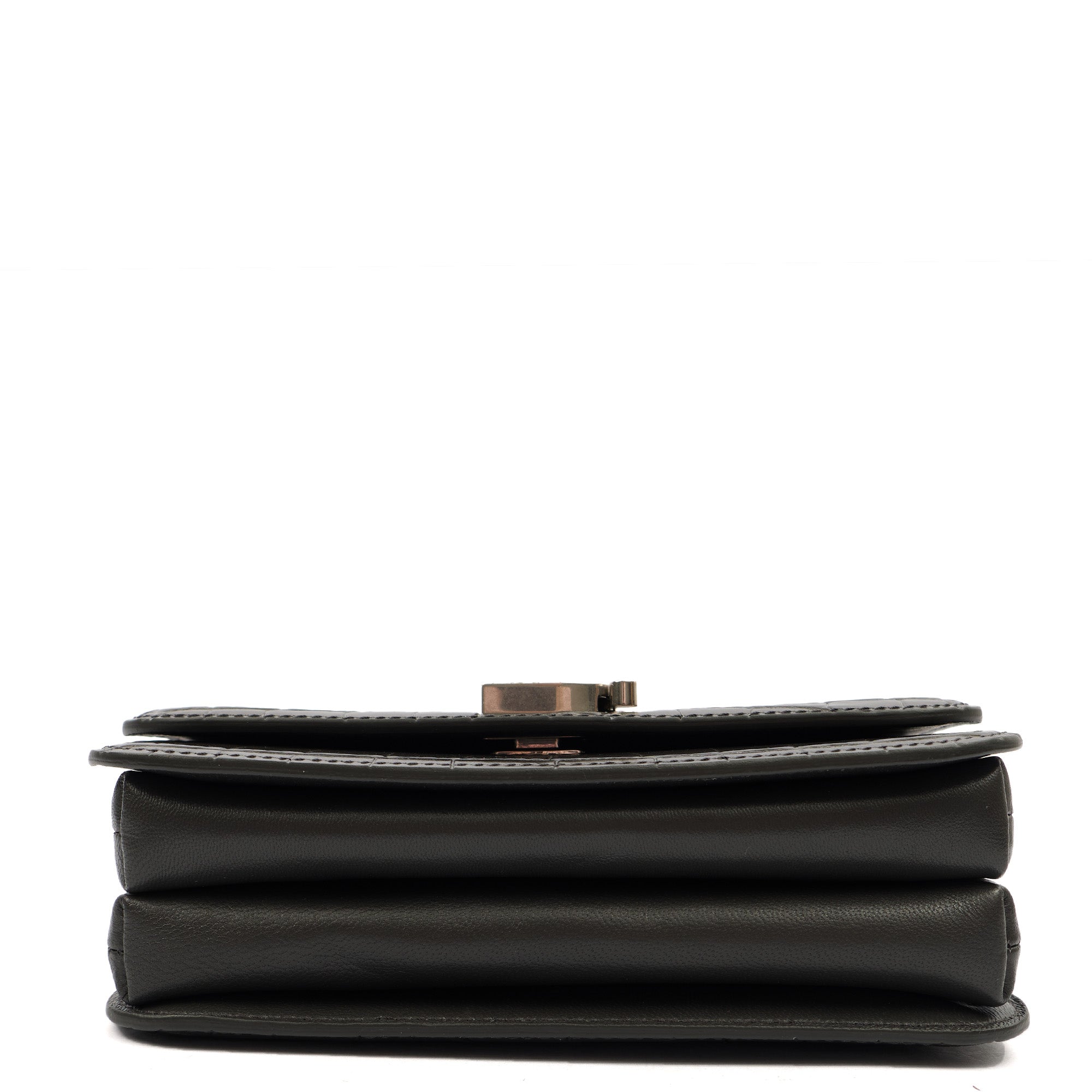 Balenciaga Cross Body B. Crossbody in Grey, Exotic Effect Leather — Alternate View 10
