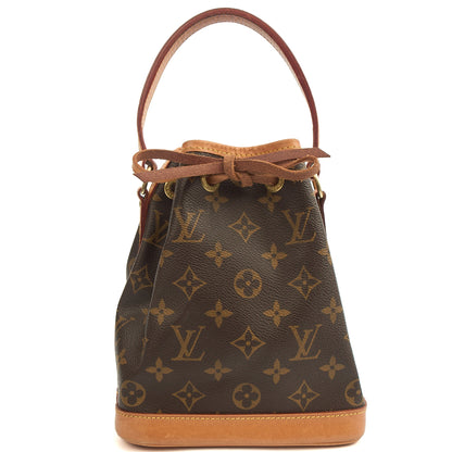 Louis Vuitton Top Handle Nano Noe in Monogram, Canvas — Front View
