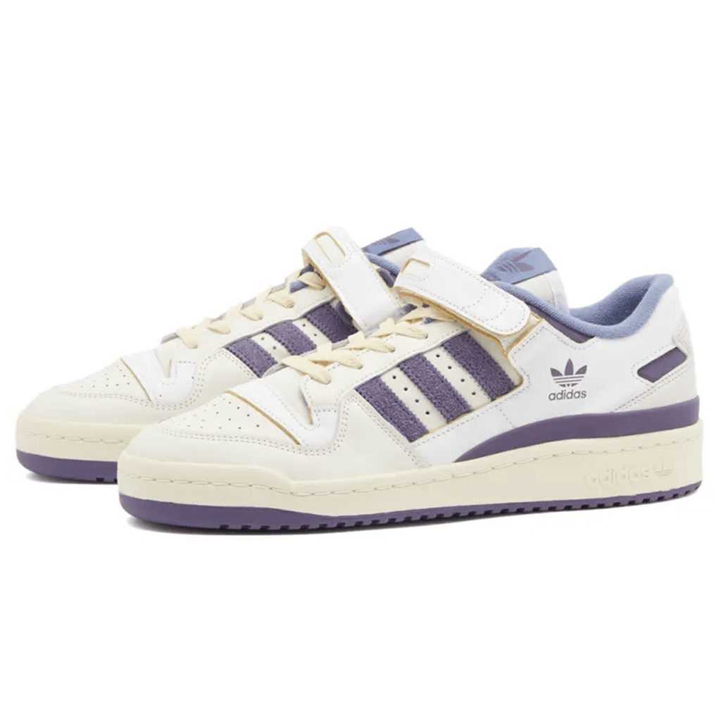 Adidas Forum 84 Low 'White College Purple' — UK 3.5 | EU 36 | US 4 — Side View