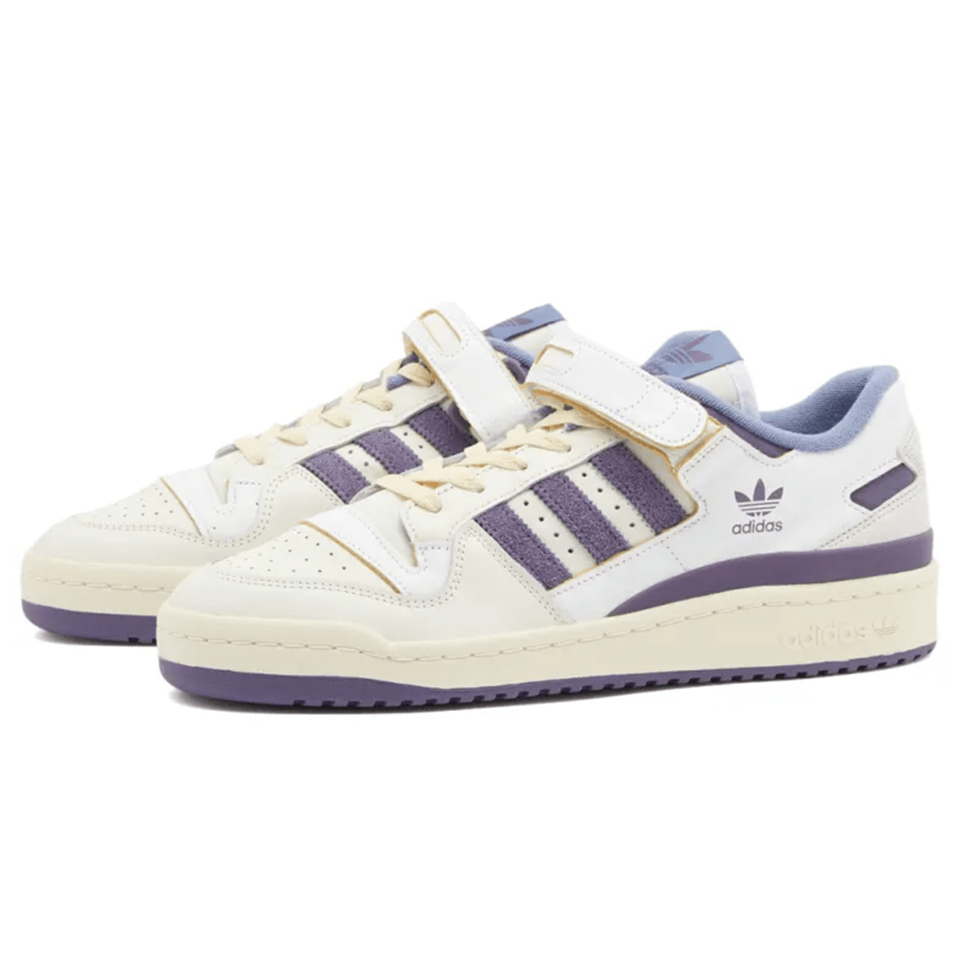 Adidas Forum 84 Low 'White College Purple' — UK 3.5 | EU 36 | US 4 — Side View