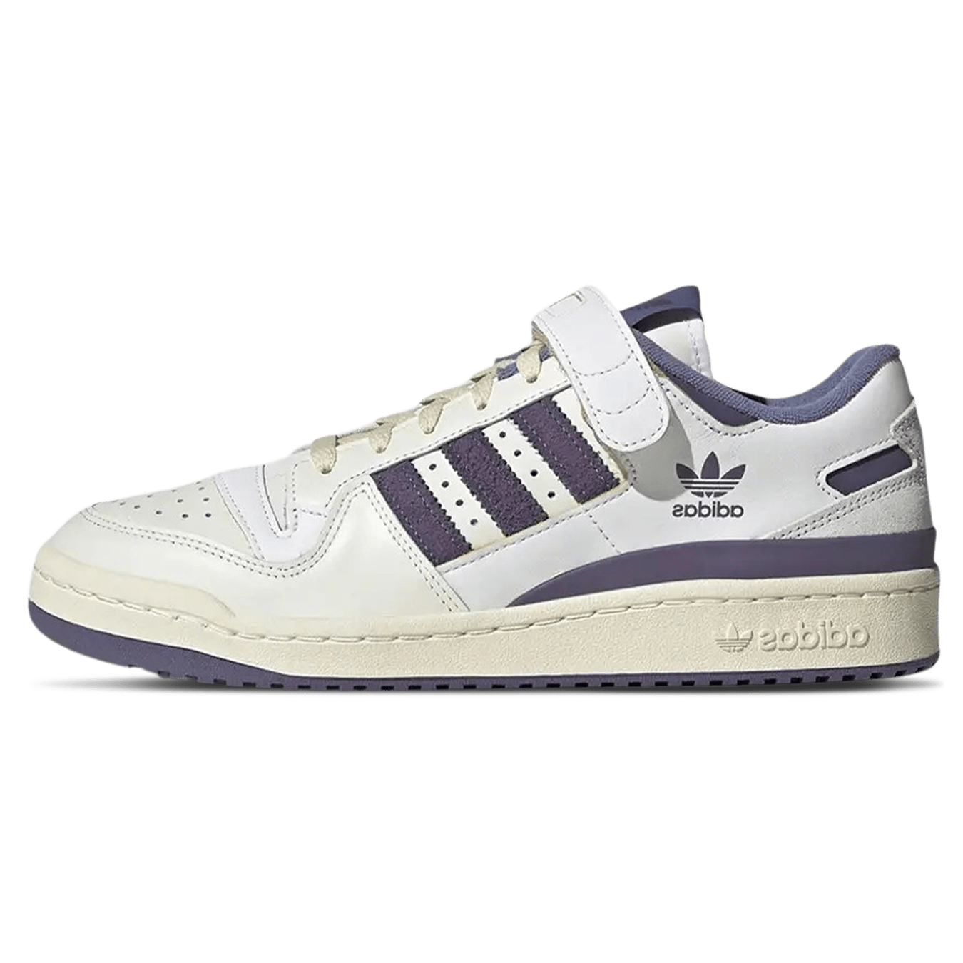 Adidas Forum 84 Low 'White College Purple' — UK 3.5 | EU 36 | US 4 — Front View